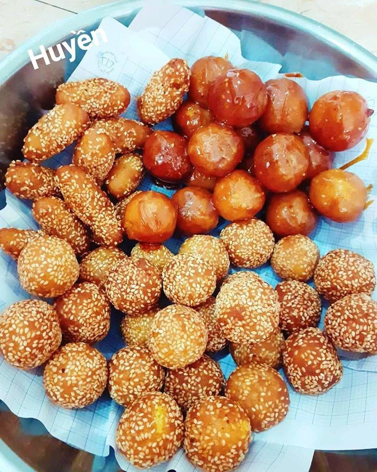 Mẹ đảm hải phòng mách cách làm bánh rán vừng giòn ngon nóng hổi hàng nghìn chị em mê - 5