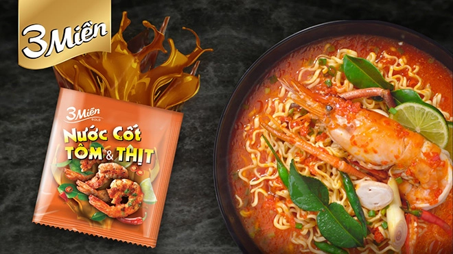 Mì 3 miền tôm chua cay đặc biệt món ngon hợp vị bất kể sáng tối - 2