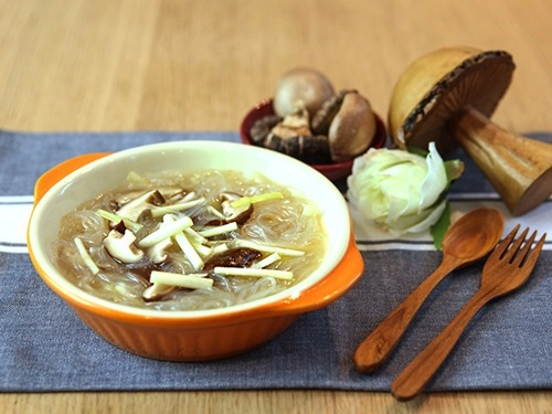 Miến nấu nấm đơn giản cho bữa sáng - 10
