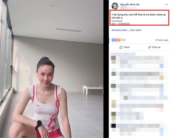 Minh hà chỉ ra tác dụng phụ của việc tập thể thao ai nghe xong cũng phải gật gù - 1