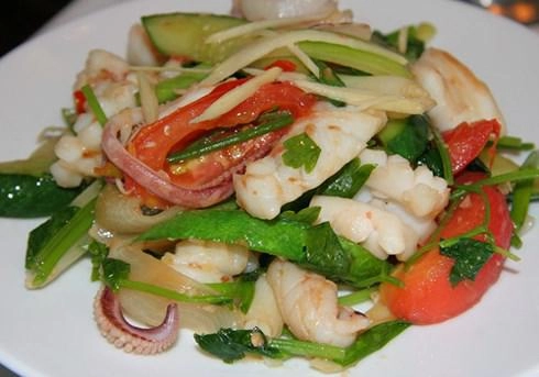 Mực tươi xào với rau gì để không bị tanh - 3