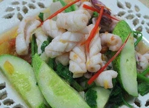 Mực tươi xào với rau gì để không bị tanh - 7
