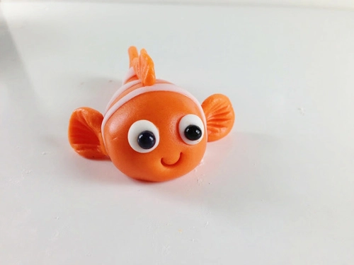 Nặn cá nemo dễ thương từ fondant - 11