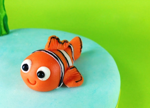 Nặn cá nemo dễ thương từ fondant - 14