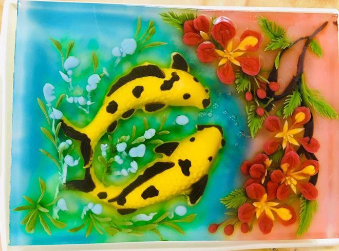 Nghề tay trái làm thạch rau câu 3d mẹ hà nội khiến ai cũng tròn mắt khi nói thành quả - 14