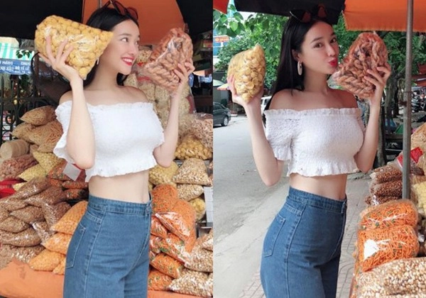 Nha phuong khoe ve tuoi tre voi croptop toi gian đúng chuẩn gái 1 con trông mòn con mắt - 6