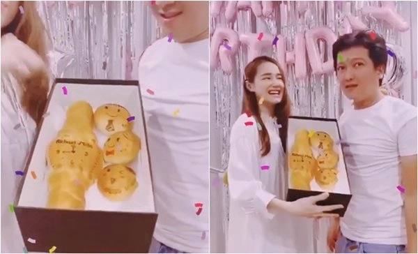 Nhã phương lóng ngóng làm bánh tặng chồng hình dạng chiếc bánh làm ai cũng phì cười - 10