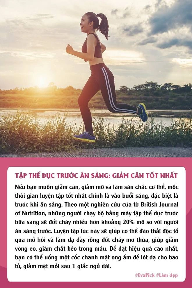 Nhung moc gio vang đe tap the duc nhanh xuong can hieu qua nhat la khung sang som - 1