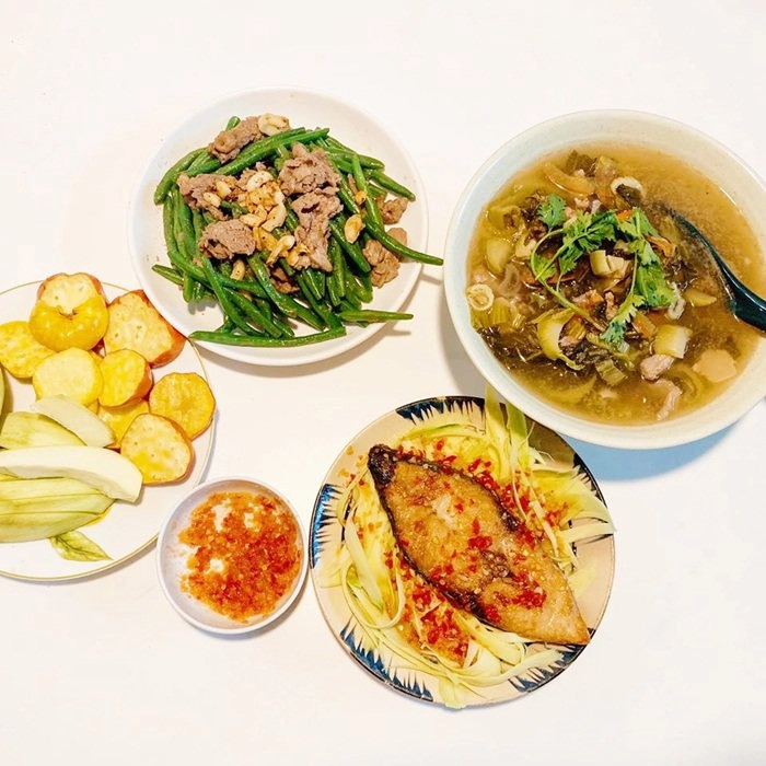 Ở nhà mùa dịch 8x ngày nào cũng nấu 3 bữa toàn món ngon chồng ăn không thấy chán - 8