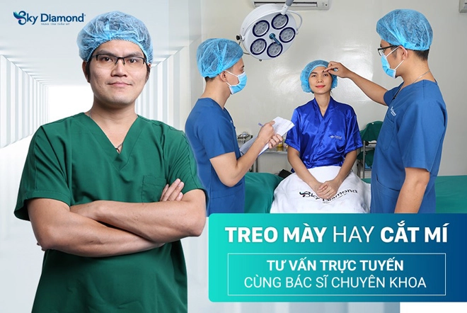 Phụ nữ trung niên nên treo mày hay cắt mí - 1