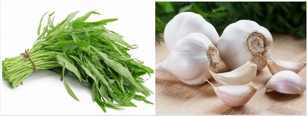 Rau muống xào tỏi ngon xanh giòn có cách làm đơn giản - 1