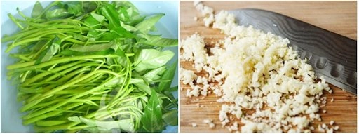Rau muống xào tỏi ngon xanh giòn có cách làm đơn giản - 2