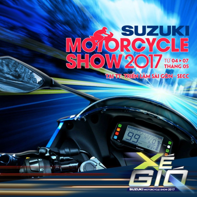 Suzuki việt nam mang cảm giác xé gió đến triển lãm mô tô xe máy 2017 - 1