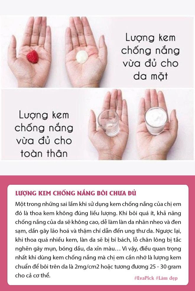 Thoa kem chống nắng nhưng da vẫn sạm như thường đây là 6 thói quen sai lầmnàng hay mắc phải - 1