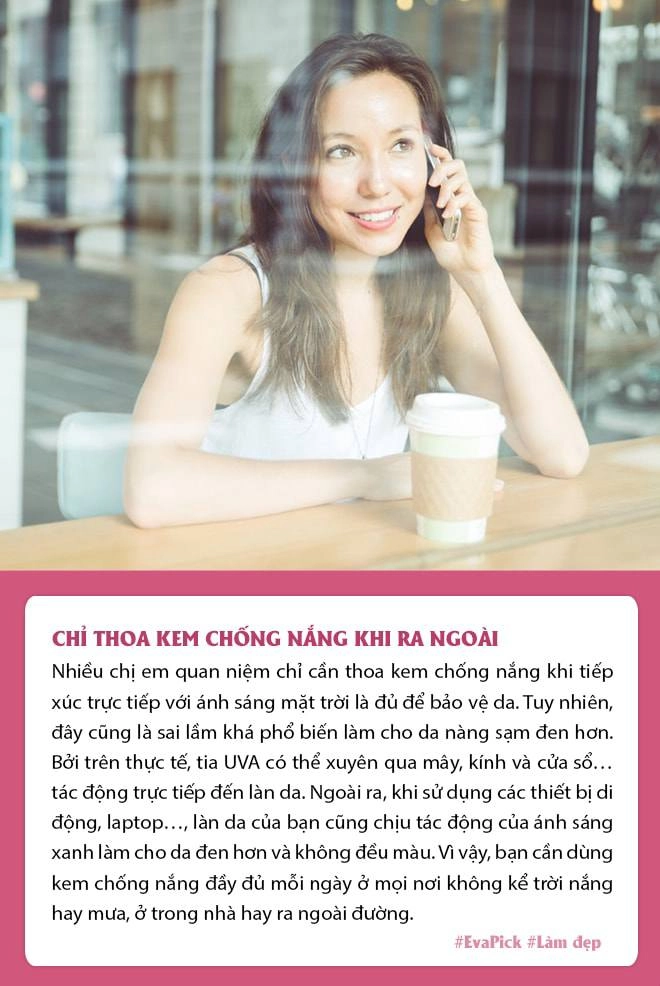 Thoa kem chống nắng nhưng da vẫn sạm như thường đây là 6 thói quen sai lầmnàng hay mắc phải - 3