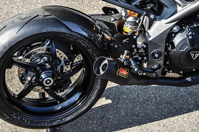 Triumph speed triple r - metal speed solid siêu ngầu trong bản độ cafe fighter - 7