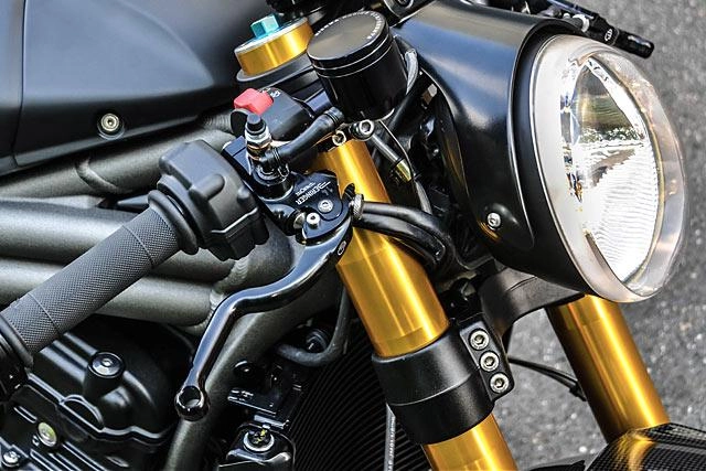 Triumph speed triple r - metal speed solid siêu ngầu trong bản độ cafe fighter - 8