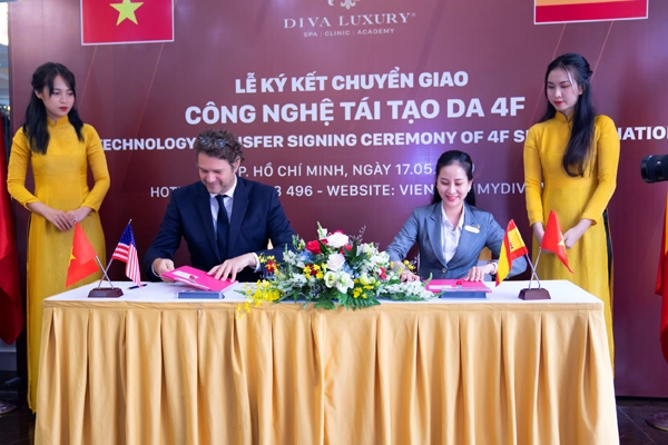 Viện thẩm mỹ diva ký kết chuyển giao công nghệ 4f - giải pháp tái tạo da chuyên sâu - 2