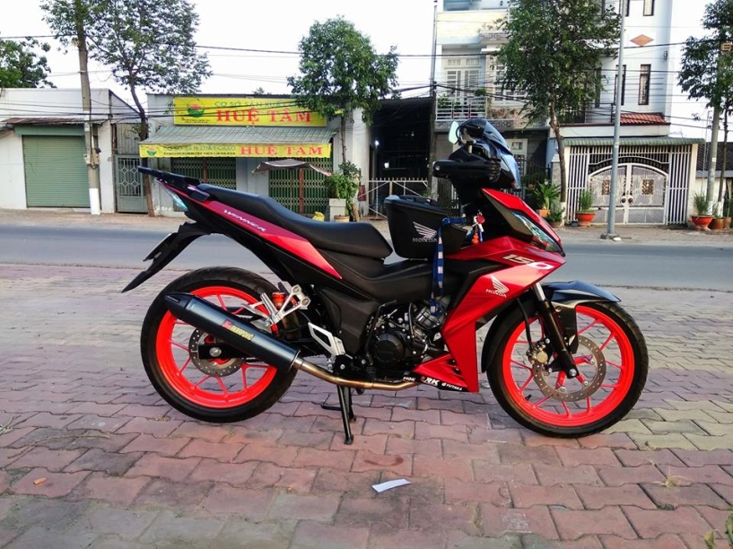 Winner 150 kiếp đỏ đen của biker bình dương - 1