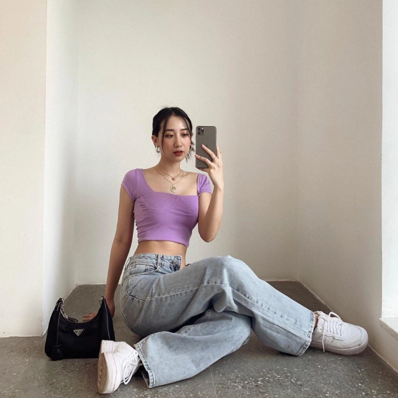 Xứng danh kiểu áo của mùa hè ngọc trinh amee cùng loạt sao việt đều đang phát cuồng vì croptop - 10