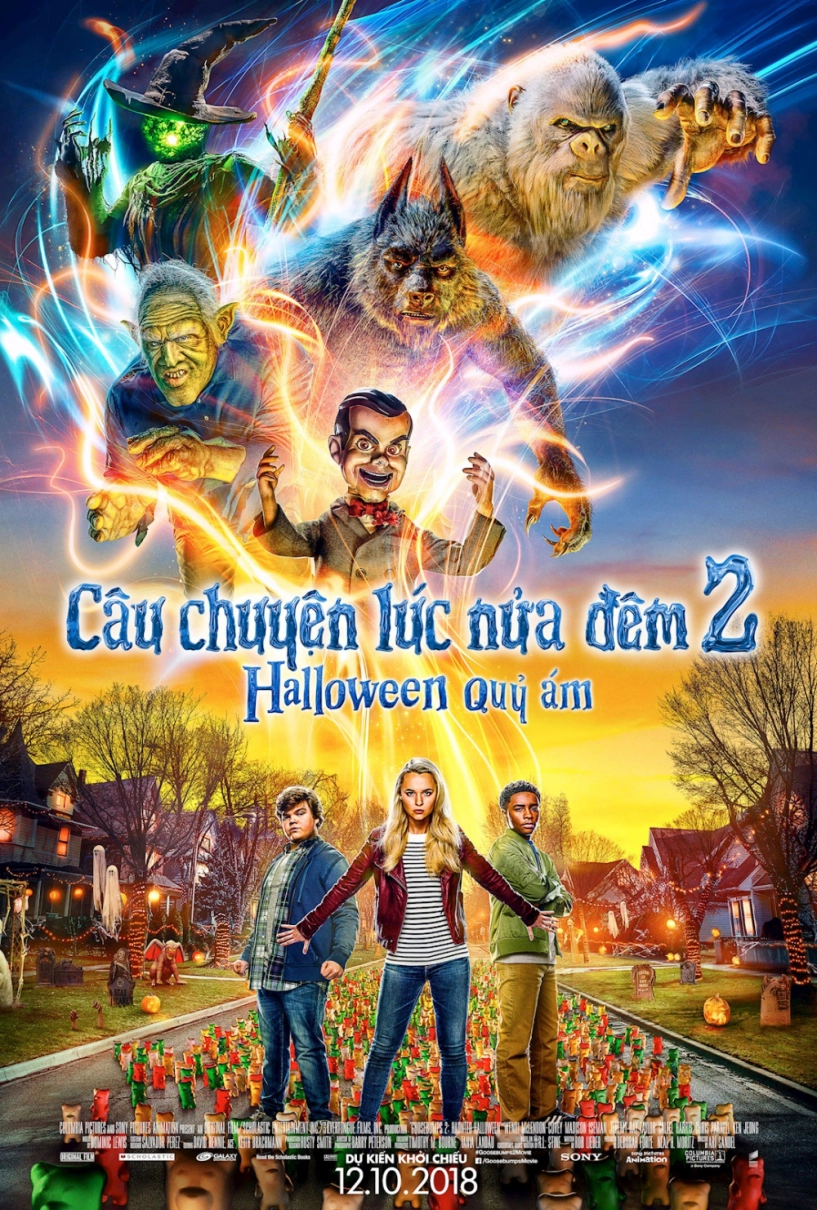 Binh đoàn ma quỷ kinh hoàng sẽ trở lại trong đêm halloween với goosebumps 2 - 1