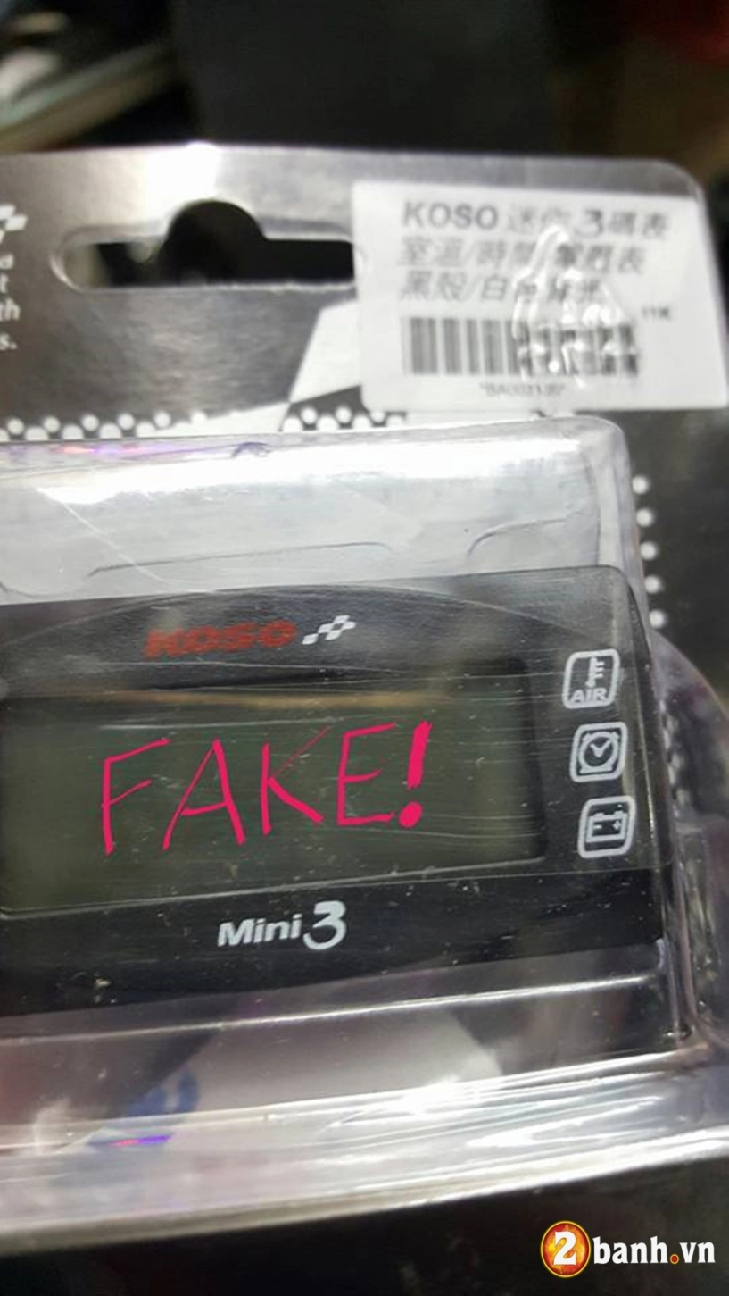 Cách phân biệt đồng hồ koso mini 3 real vs fake - 3