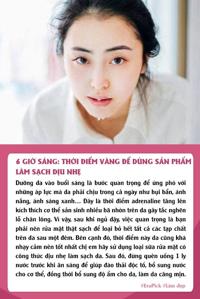 Chăm da đẹp đỉnh cao với 6 khung gio vang có 1 mốc cẩn thận skincare thanh cong coc - 1