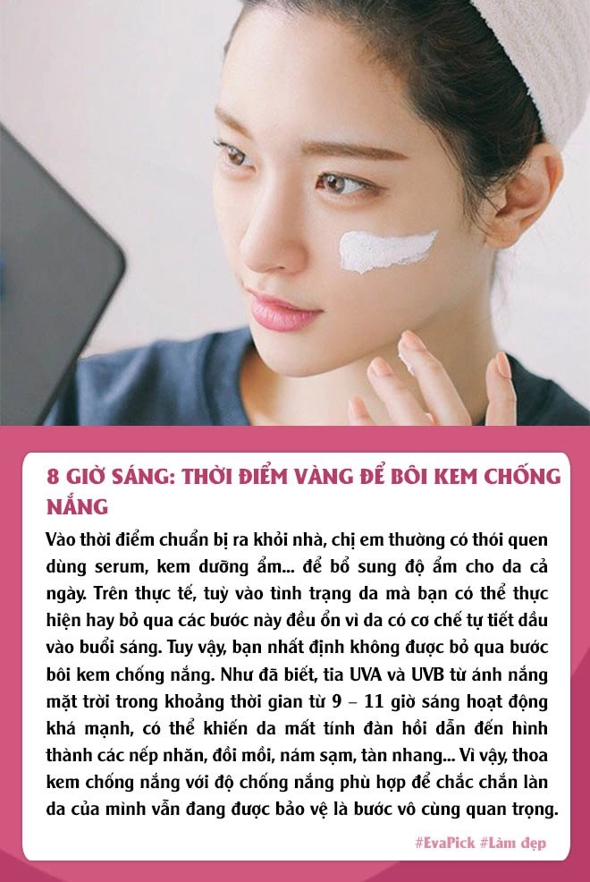 Chăm da đẹp đỉnh cao với 6 khung gio vang có 1 mốc cẩn thận skincare thanh cong coc - 2