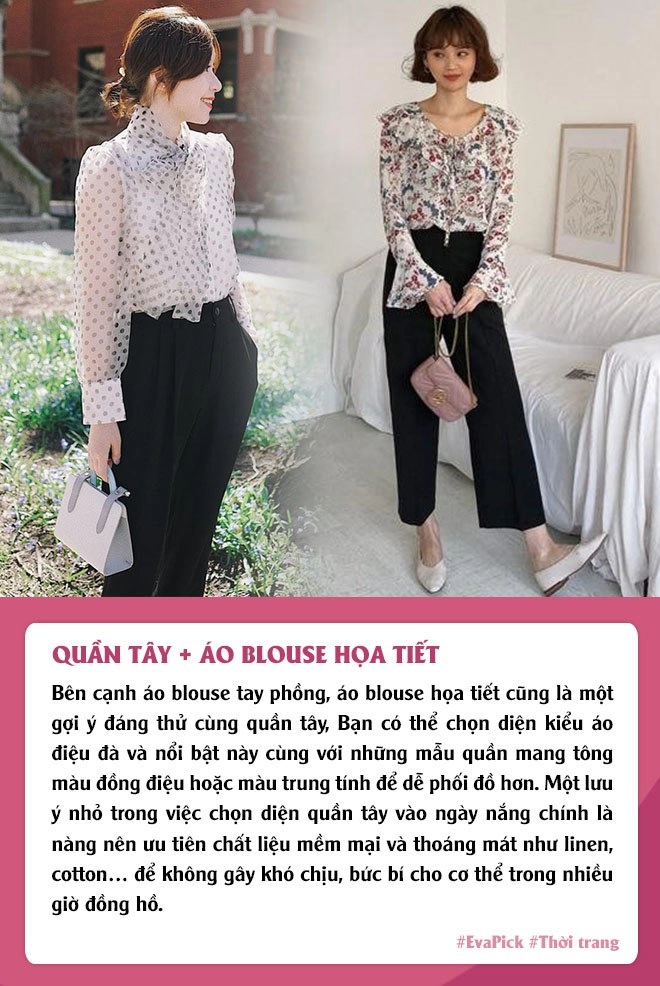 Chẳng còn lo bị già nàng công sở diện quần tây theo mấy chiêu sau là đẹp đúng bài - 2