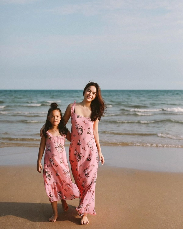 Công chúa nhà lý hải - minh hà diện váy đôi với mẹ mừng sinh nhật 7 tuổi - 15