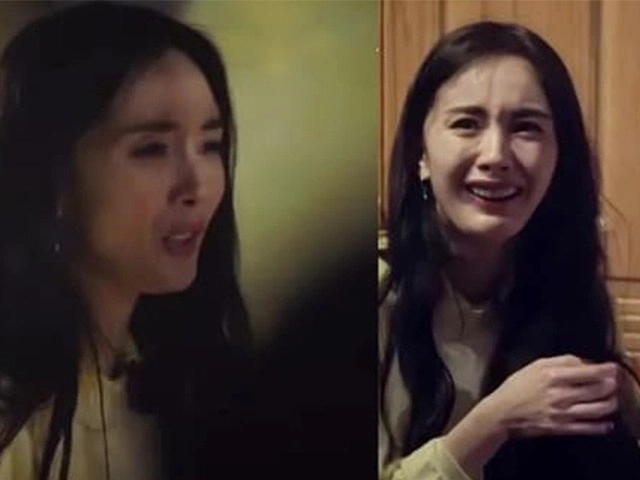 Cột tóc hai sừng nhí nhảnh dương mịch cũng không thể ăn gian tuổi tác vì làn da nhăn nheo - 3