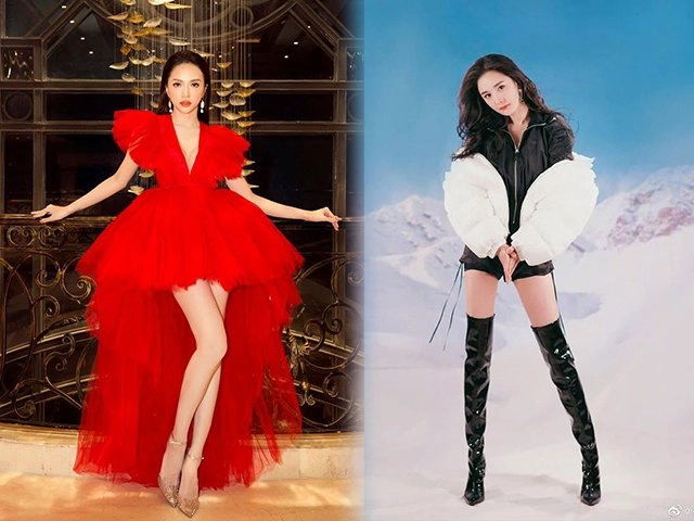 Cột tóc hai sừng nhí nhảnh dương mịch cũng không thể ăn gian tuổi tác vì làn da nhăn nheo - 12