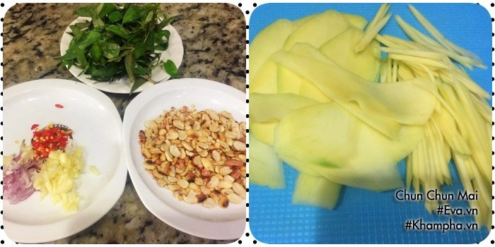 Cuối tuần làm gỏi xoài tôm khô chua chua ngọt ngọt ai ăn xong cũng đòi ăn tiếp - 3