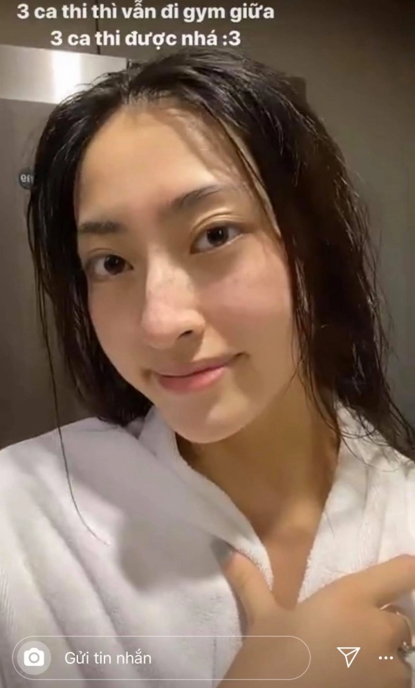Đang mùa thi cử mà sợ béo lương thuỳ linh chăm chỉ tranh thủ ca trưa trốn đi tập gym - 1