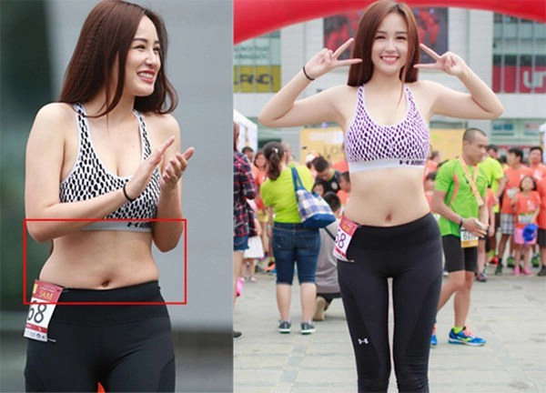 Dáng thon gọn mê ly hoá ra loạt mỹ nhân việt cũng từng có mỡ bụng núng nính - 9
