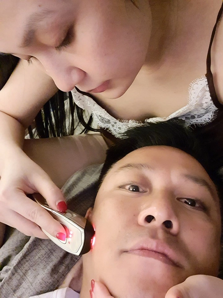 Được bà xã thu hương chăm da kĩ lưỡng bảo sao tuấn hưng 41 tuổi mà trẻ mãi không già - 7