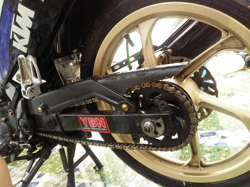 Exciter 135 kiểng nhẹ với bộ cánh chế nhựa của biker bình thuận - 4
