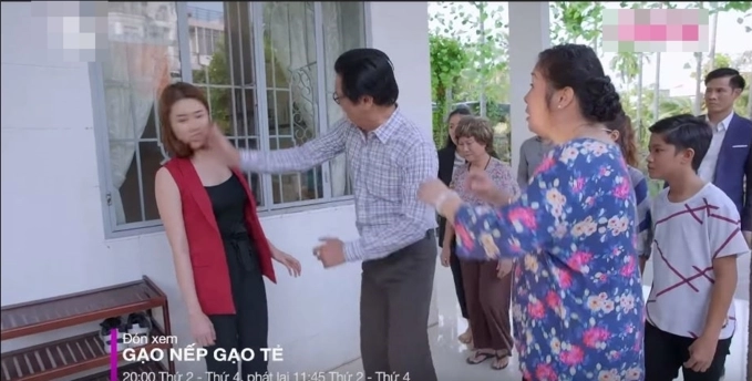 Gạo nếp gạo tẻ hoa hậu hân bị bố tát vào mặt vì lấy tiền cho trai bà mai ngất xỉu khi bị người thân sỉ nhục - 3