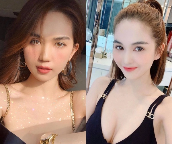 Guong mat xinh đep da trắng hồng nhung ngoc trinh trong già chát khi dung sai mau son - 4