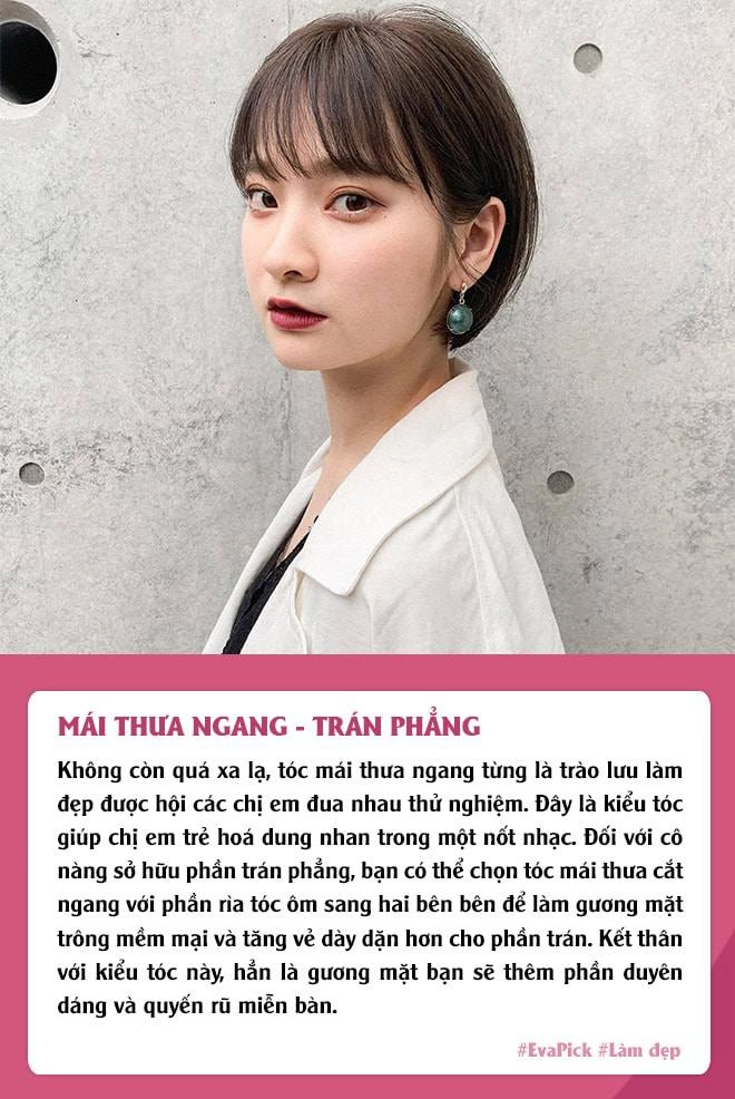 Muốn đổi kiểu tóc mái nâng hạng nhan sắc nàng cứ chọn 6 kiểu phù hợp từng gương mặt sau - 6