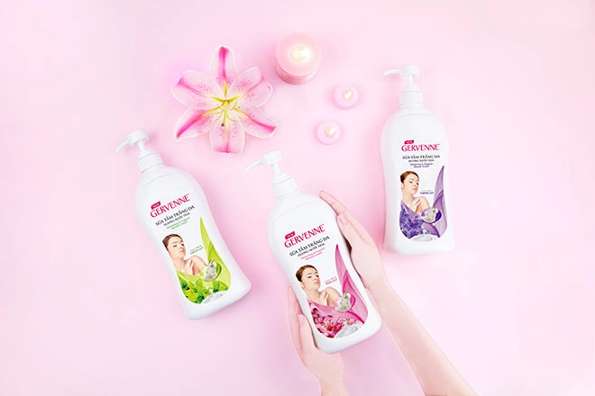 Sữa tắm trắng da hương nước hoa gervenne - bí quyết cho làn da trắng thơm suốt ngày hè - 2