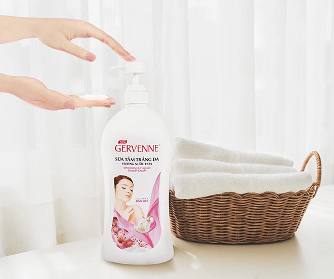 Sữa tắm trắng da hương nước hoa gervenne - bí quyết cho làn da trắng thơm suốt ngày hè - 3