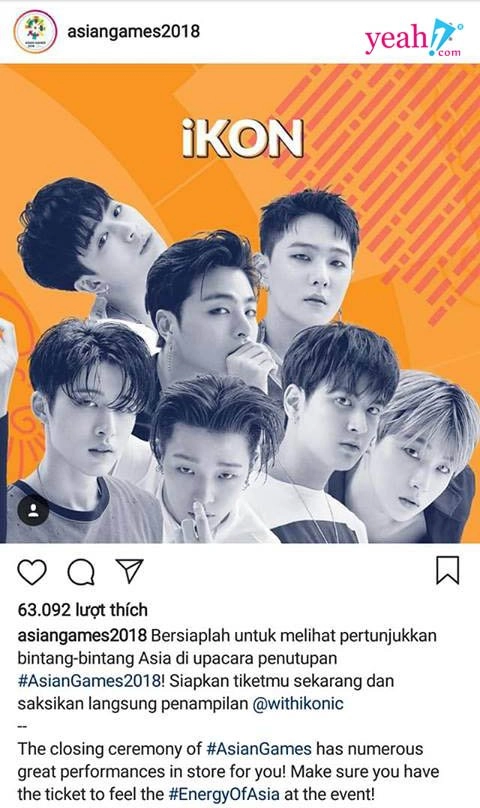 Super junior ikon chính thức xác nhận biểu diễn tại lễ bế mạc asiad 2018 - 2