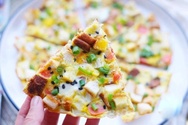 Thừa 2 lát bánh mì vợ nhanh tay làm pizza chỉ 5 phút là có ngay món ăn sáng - 4