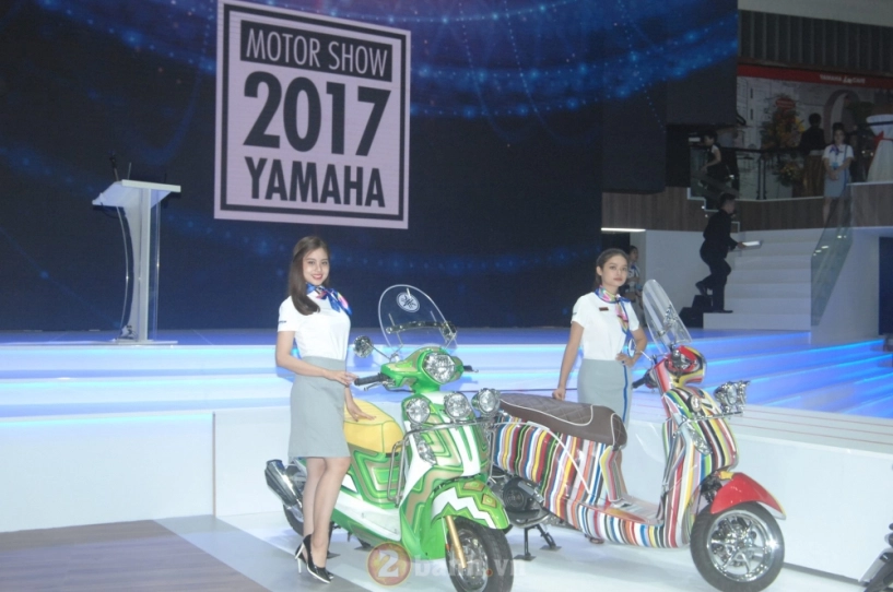 Vietnam motorcycle show 2017 - khách tham quan có thể chiêm ngưỡng vẻ đẹp của gần 20 mẫu xe yamaha - 4