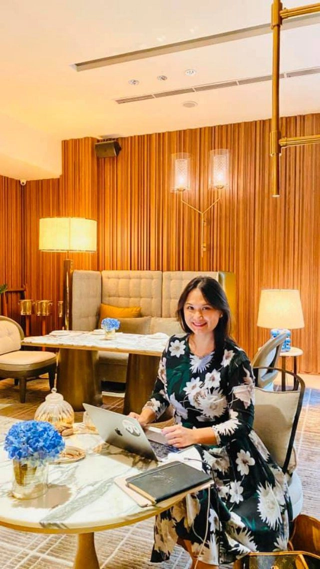 Vợ đại gia chồng cũ hồng nhung chứng minh cứ hạnh phúc là đẹp u50 vẫn trẻ da hồng hào - 6