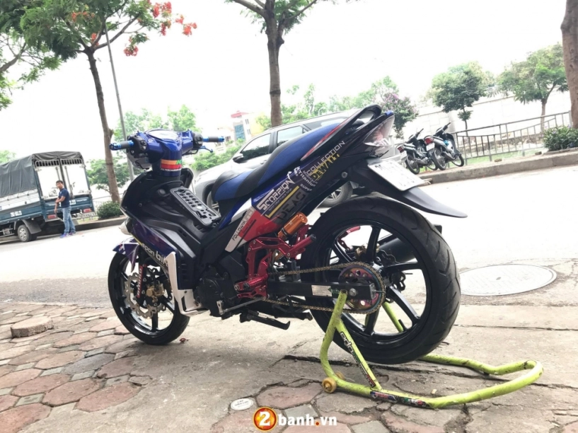 Yamaha exciter 2010 bản độ thân xác nhỏ với dàn chân khổng lồ - 9