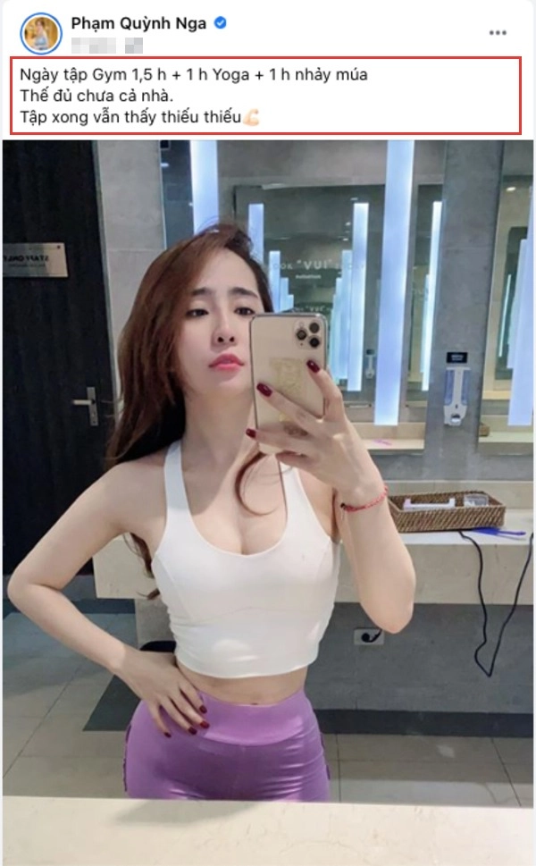 Bật mí thời gian tập luyện mỗi ngày bảo sao quỳnh nga lại có body bốc lửa đến thế - 3