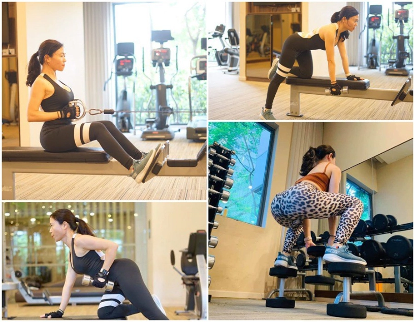 Cao xấp xỉ 15m dáng nuột nà bụng nổi múi khó ai tin mẹ 2 con này là u50 - 10