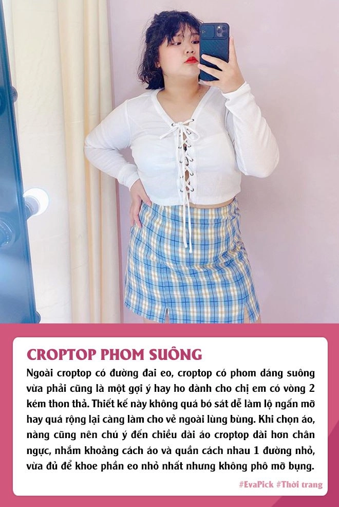 Chẳng phải cứ béo bụng là tránh xa croptop nàng biết cách mặc là dáng thon ngay - 3